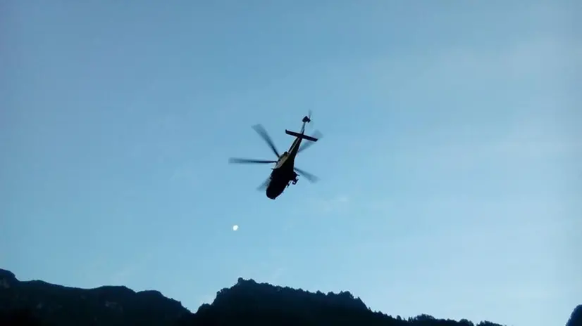 L'intervento del Soccorso Alpino