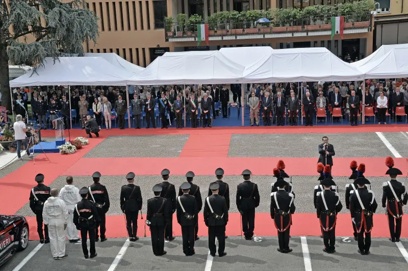 Le celebrazioni al Comando provinciale dei Carabinieri