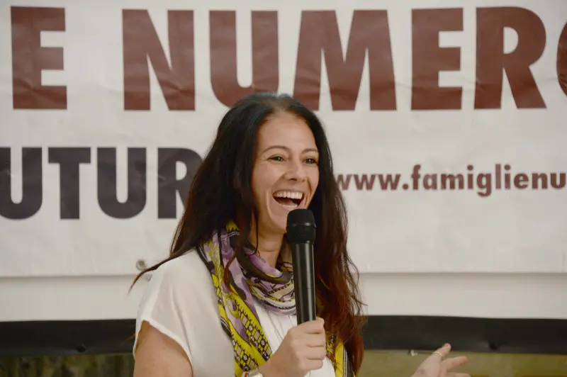 Giusy Versace e le famiglie numerose