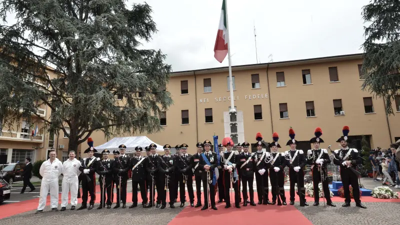 Le celebrazioni al Comando provinciale dei Carabinieri