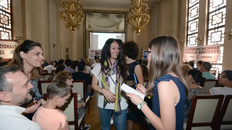 Giusy Versace e le famiglie numerose