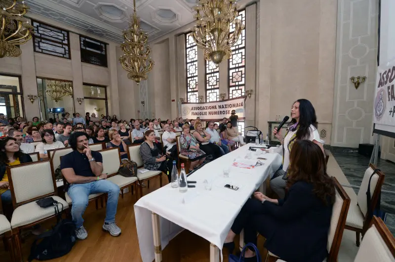 Giusy Versace e le famiglie numerose