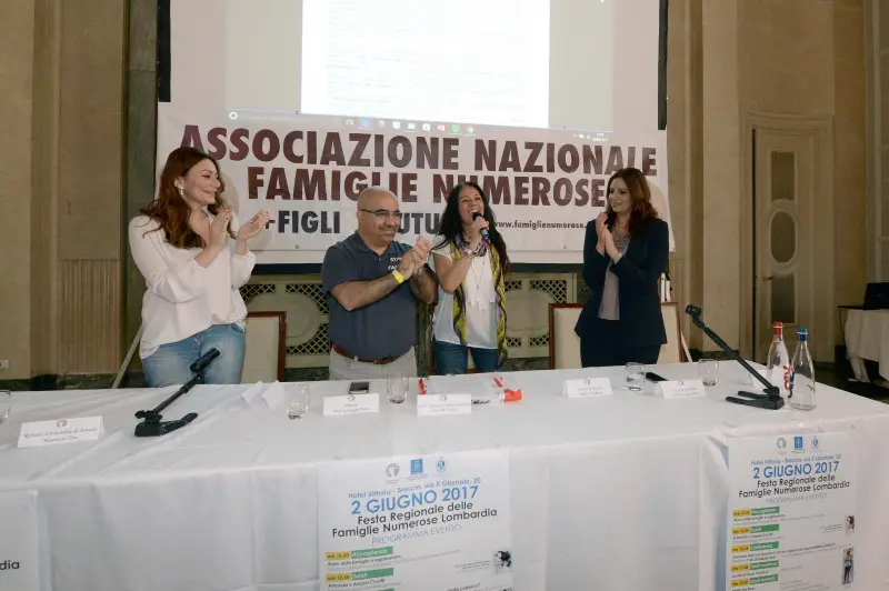 Giusy Versace e le famiglie numerose