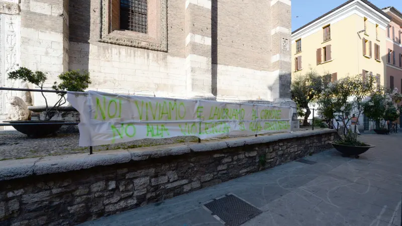 Contrada del Carmine, teatro della violenta rissa con machete