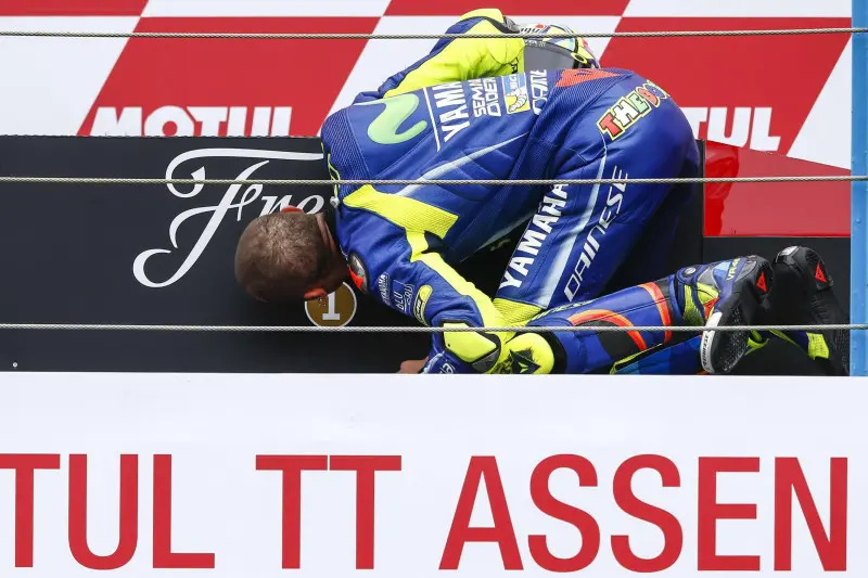 MotoGp di Olanda: Valentino Rossi torna alla vittoria