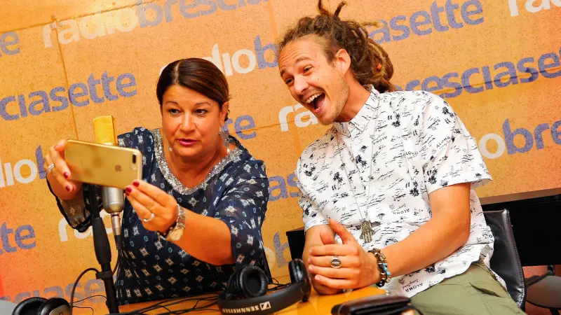 Galup ospite a Radio Bresciasette