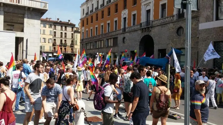 Le prime immagini del Brescia Pride