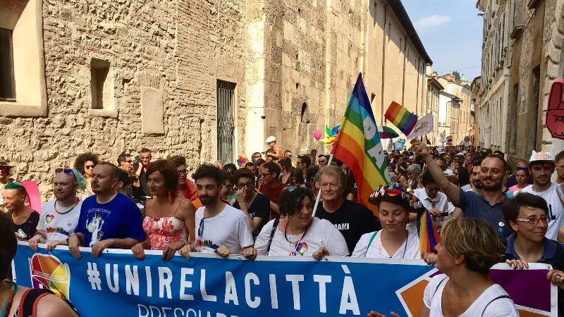 Il corteo del Brescia Pride
