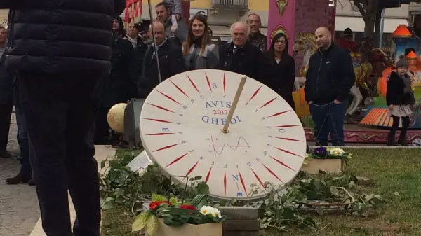 La meridiana dell'Avis inaugurata a Ghedi