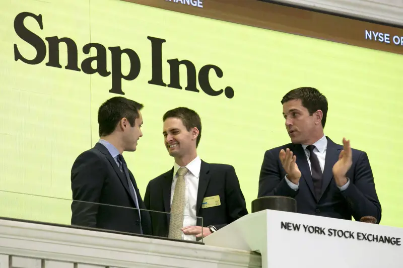 Snapchat sbarca a Wall Street e vola