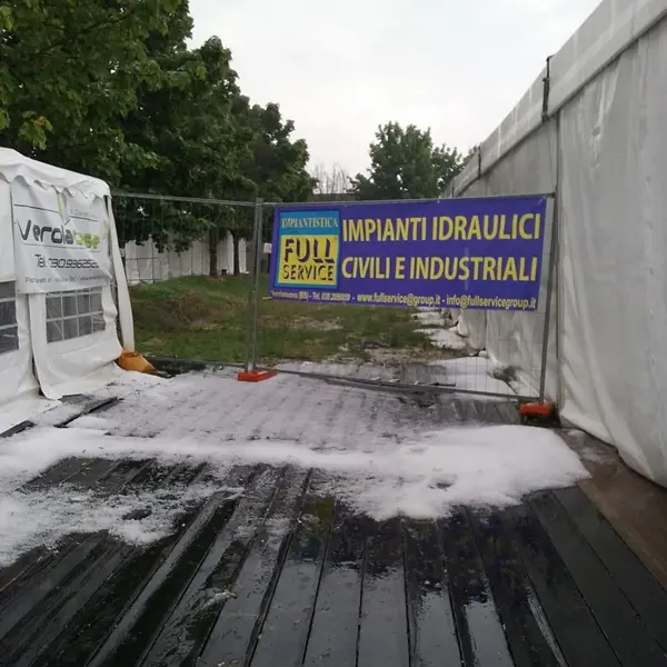 Grandine a Verolanuova