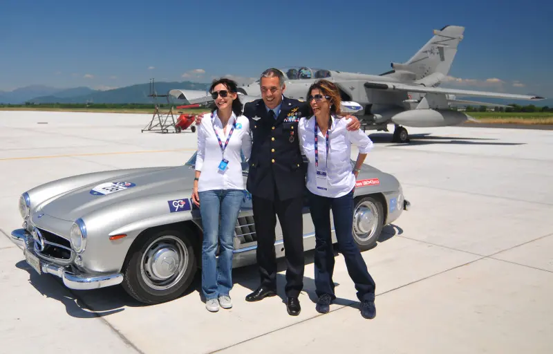 La Mille Miglia all'aerobase di Ghedi