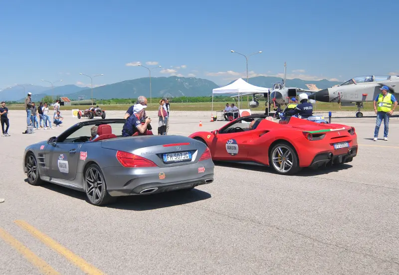 La Mille Miglia all'aerobase di Ghedi