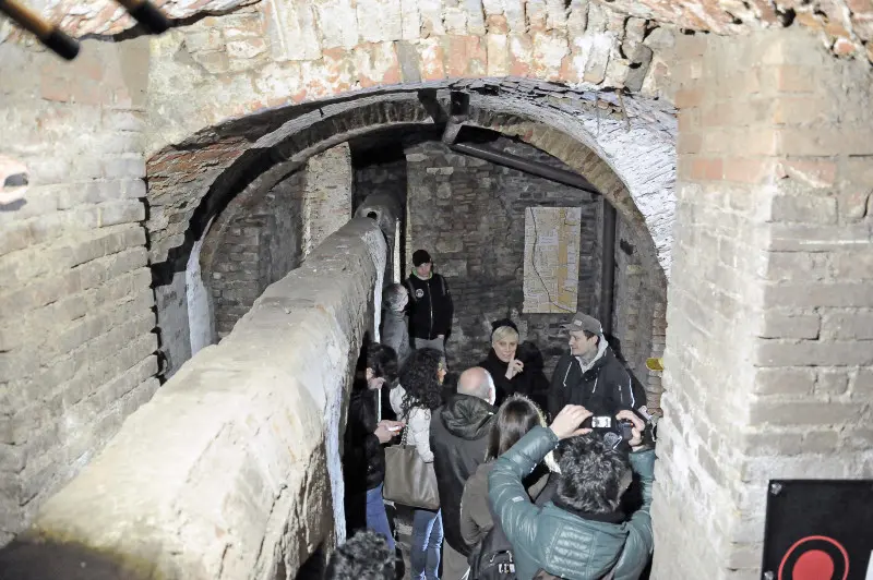 L'antico acquedotto riaperto da Brescia Underground