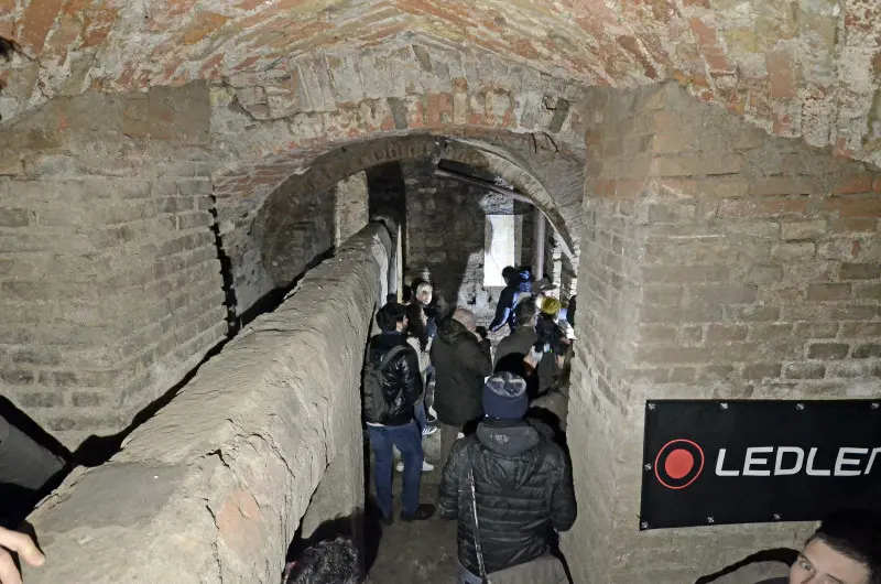 L'antico acquedotto riaperto da Brescia Underground