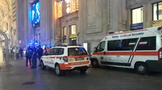 I soccorsi alla Stazione centrale di Milano - Foto Ansa/Daniele Bennati