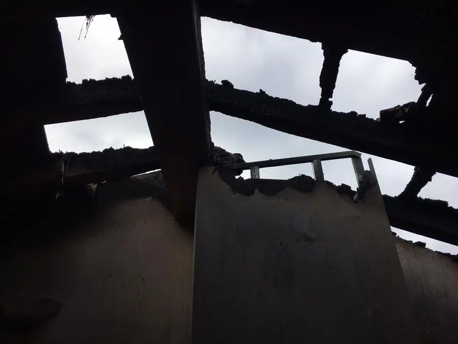 Incendio a Paspardo, l'appartamento è inagibile