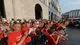 Il flash mob alla Mille Miglia