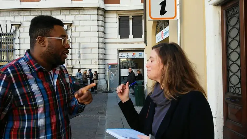 Leslie Sackey dei Soul System ai provini di X-Factor a Brescia