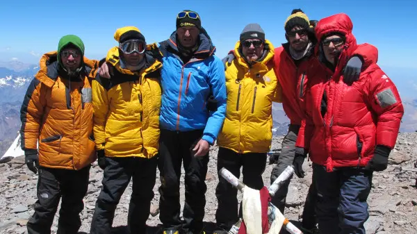 Mondinelli sull’Aconcagua