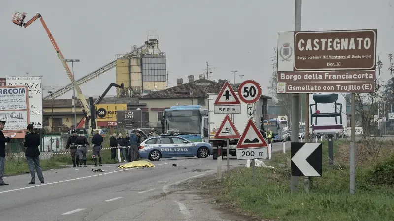 Castegnato: incidente mortale