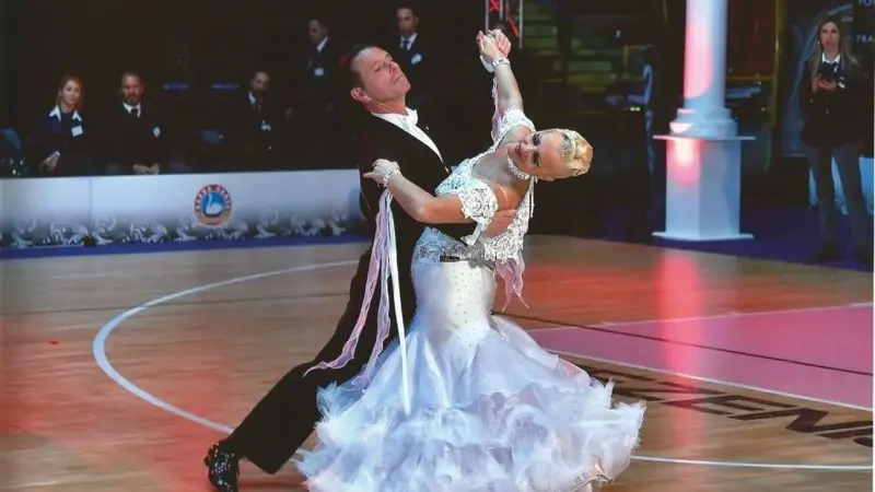 Giorgio e Cristina durante l'esibizione