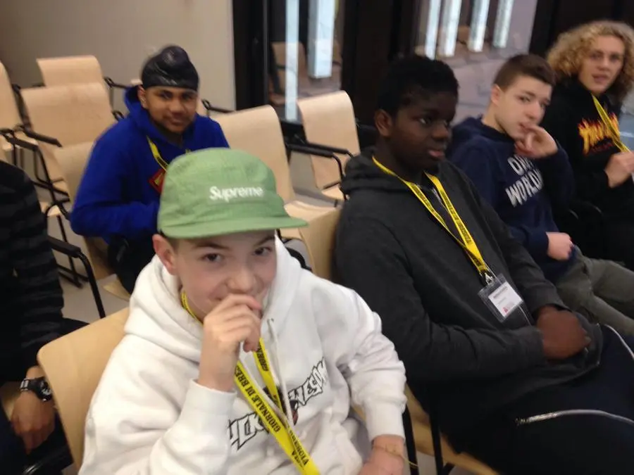 I ragazzi del Cfp Educo in visita al Gdb