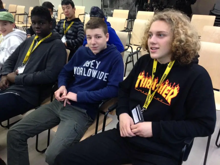 I ragazzi del Cfp Educo in visita al Gdb