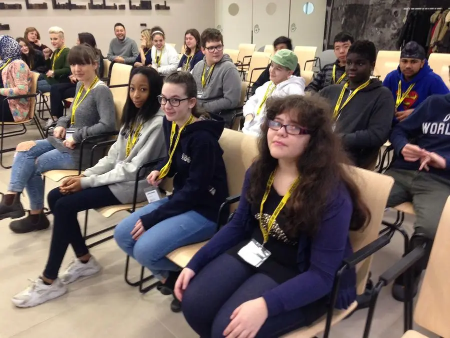 I ragazzi del Cfp Educo in visita al Gdb