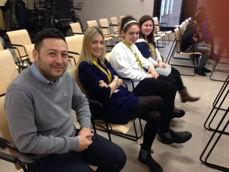 I ragazzi del Cfp Educo in visita al Gdb