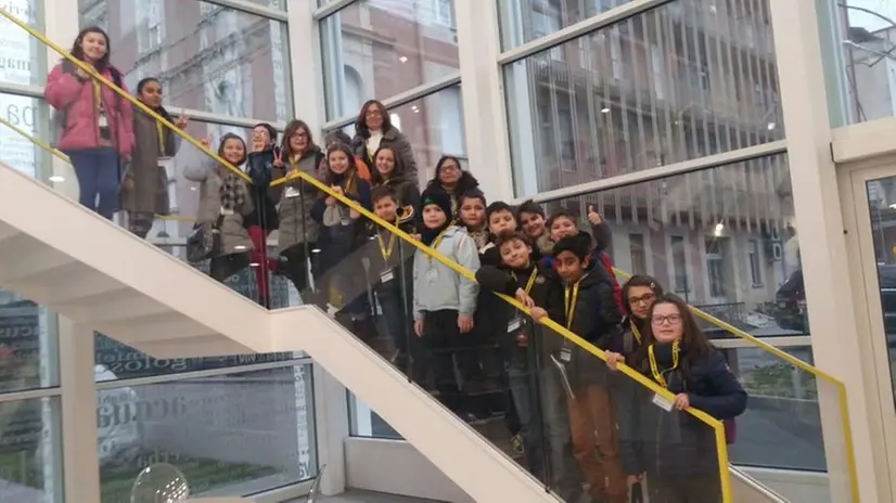 La 5^C di Montirone al Giornale
