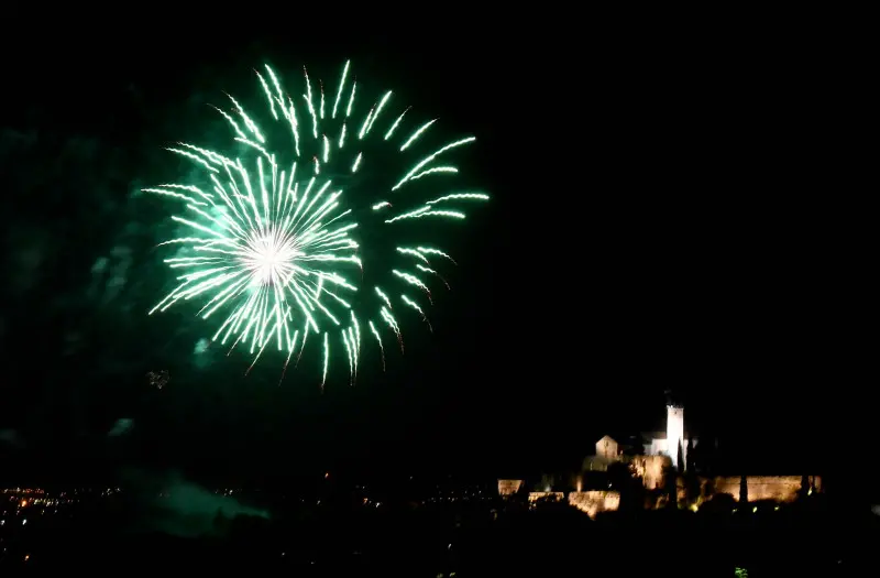 I fuochi d'artificio in Castello