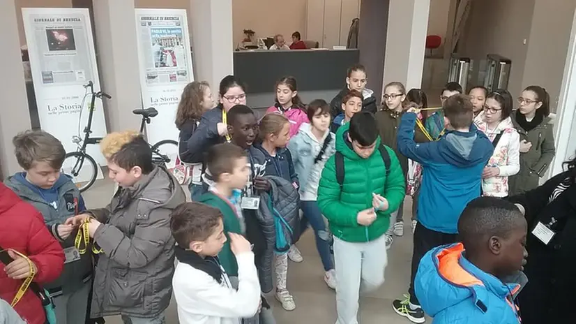 La Quinta A della scuola Don Mazzolari di Rivoltella