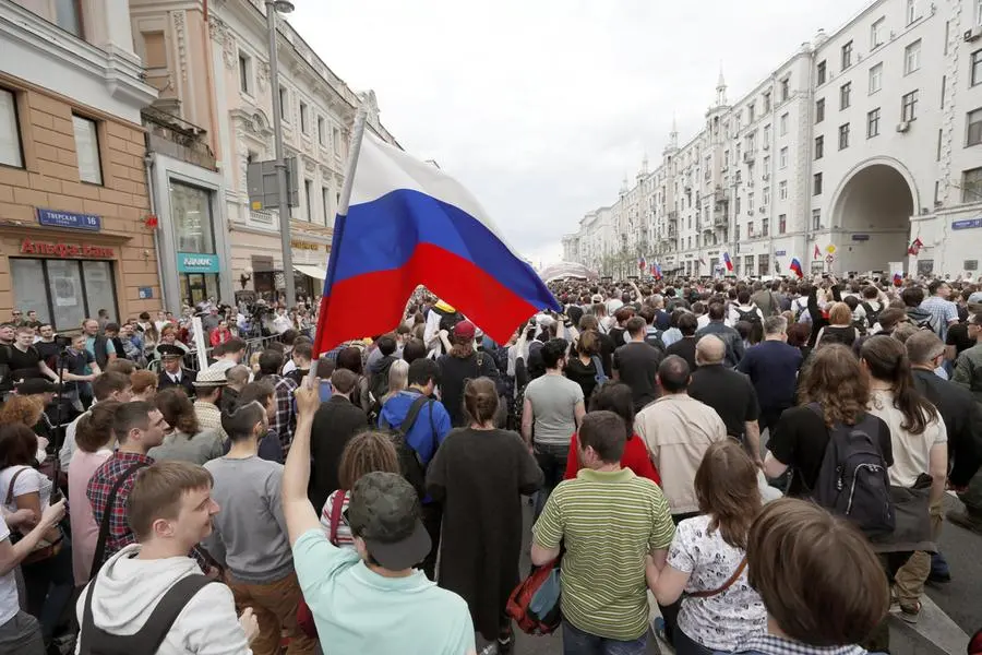 Le manifestazioni in Russia