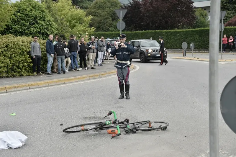 Investimento mortale a Nuvolento: un ciclista la vittima