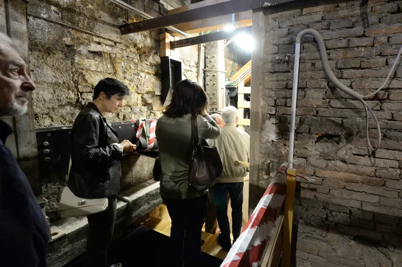 Dentro la cupola della Loggia