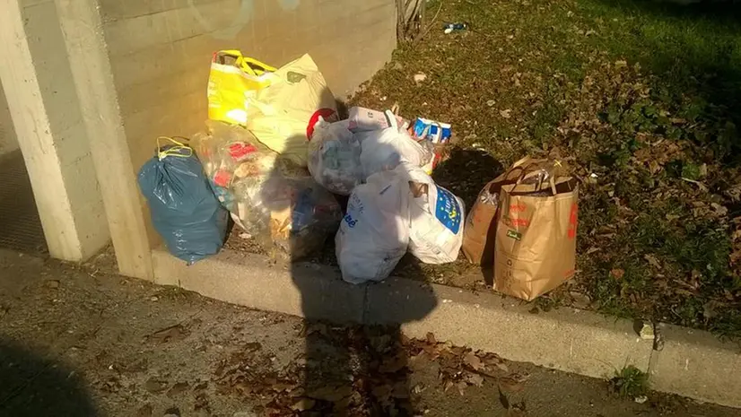 Le immagini di spazzatura abbandonata a San Polo