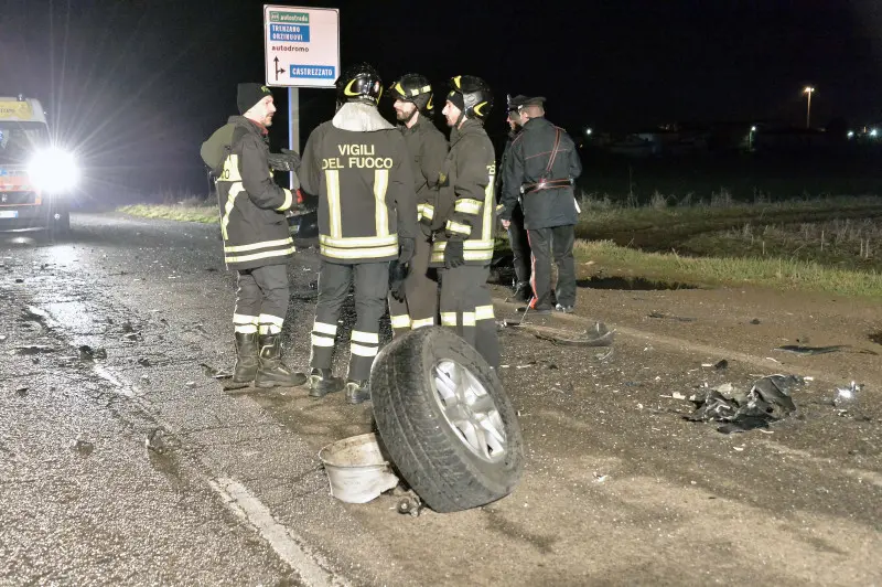 Lo schianto frontale a Rovato