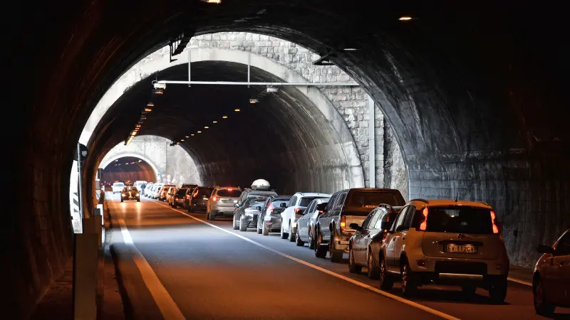 Lo schianto in galleria a Pisogne