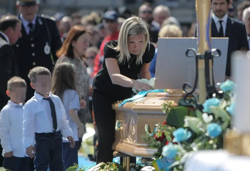 I funerali di Scarponi ad Ancona