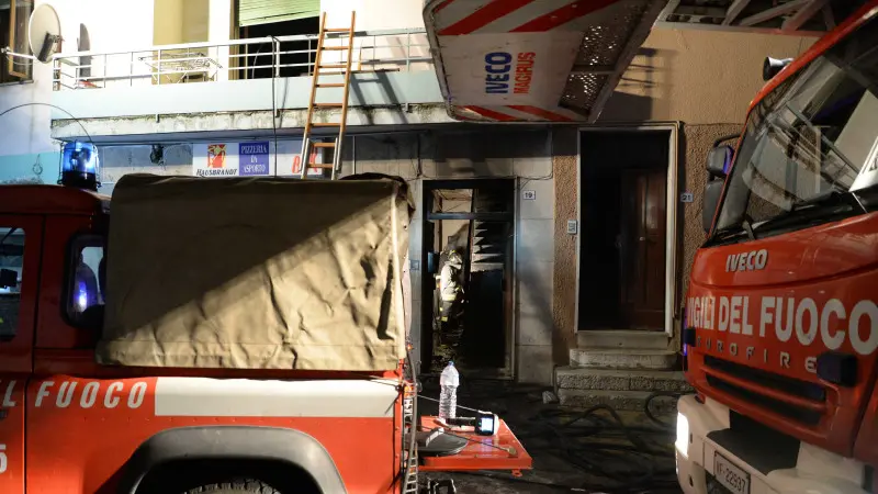 L'incendio di Villa Carcina