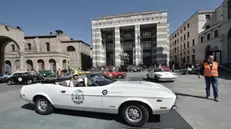 La partenza della 500miglia Touring