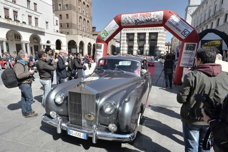 La partenza della 500miglia Touring