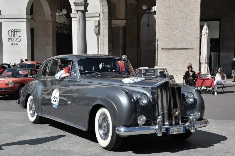 La partenza della 500miglia Touring
