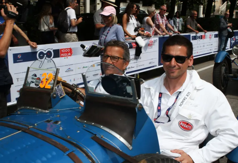 Il via alla Mille Miglia in viale Venezia