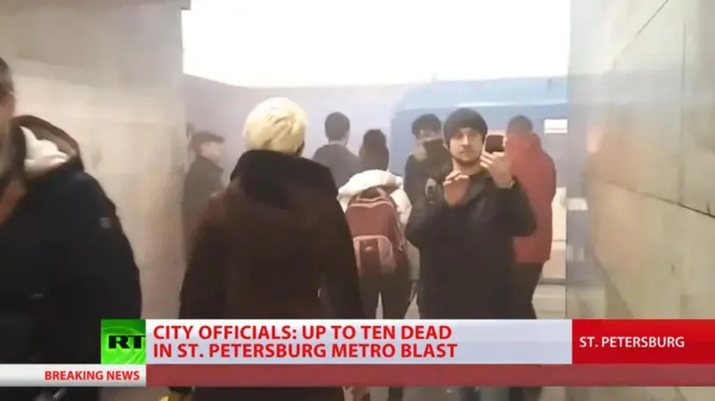 San Pietroburgo, almeno 9 vittime