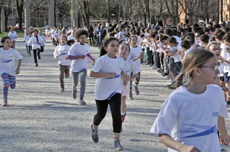 Bambini a Campo Marte: tomorrow runners