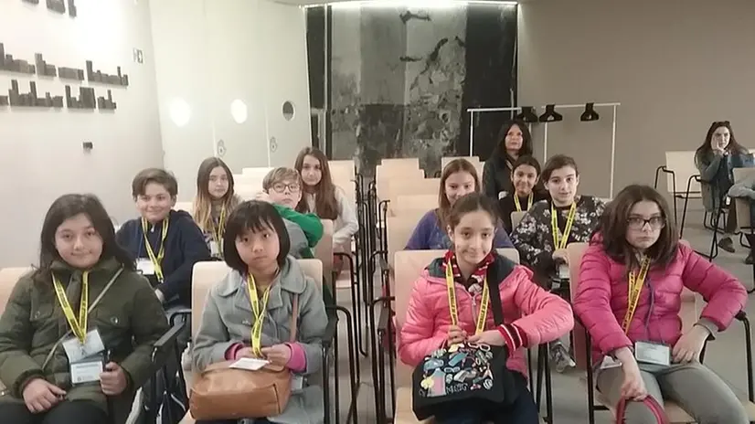 La classe quinta B della don Mazzolari di Rivoltella