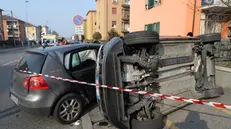 L'incidente in viale Colombo