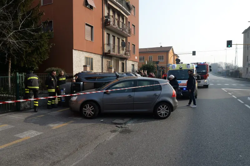 L'incidente in viale Colombo